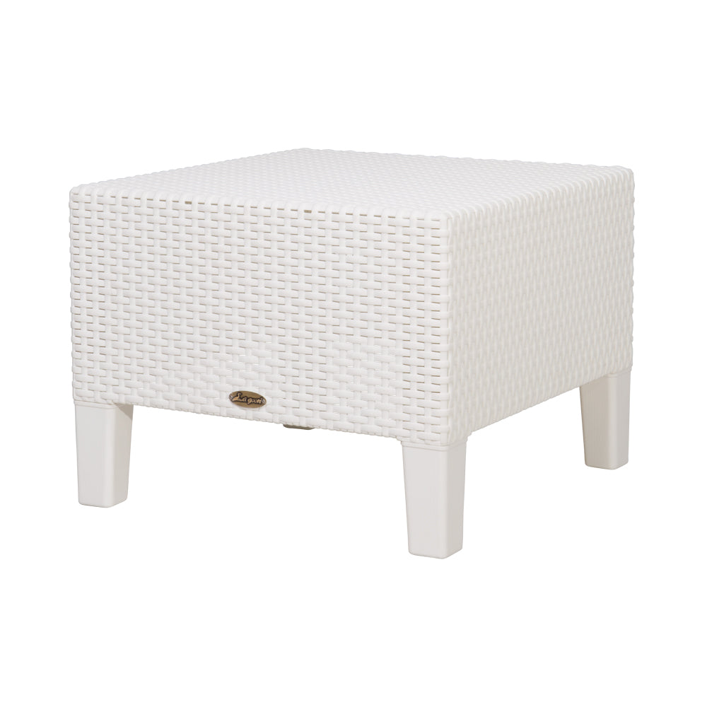 Lagoon Magnolia Grey/Black/Brown/Tan/White Rattan Side Table
