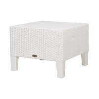 Lagoon Magnolia Grey/Black/Brown/Tan/White Rattan Side Table