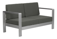 Zuo Modern Cosmopolitan Sofa in Dark Gray