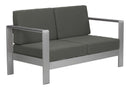 Zuo Modern Cosmopolitan Sofa in Dark Gray