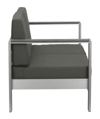 Zuo Modern Cosmopolitan Sofa in Dark Gray