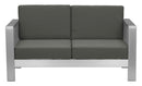 Zuo Modern Cosmopolitan Sofa in Dark Gray