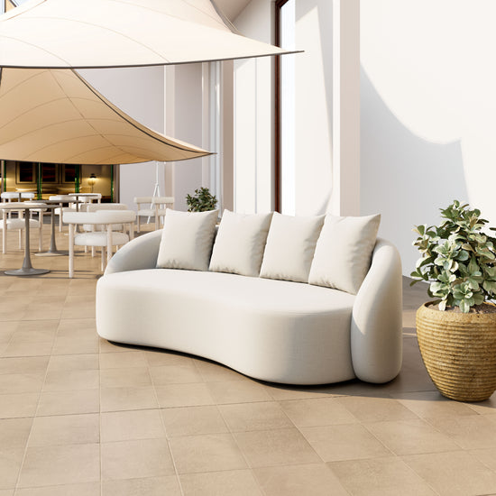 Zuo Modern Sunny Isles Sofa in Beige