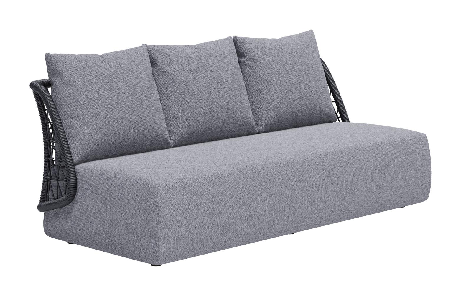 Zuo Modern Mekan Sofa in Gray