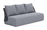 Zuo Modern Mekan Sofa in Gray
