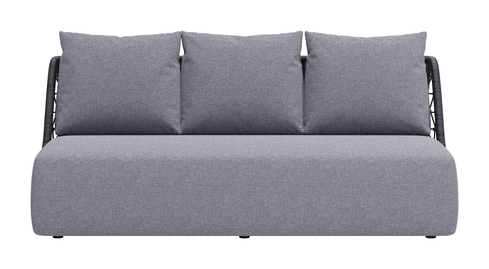 Zuo Modern Mekan Sofa in Gray