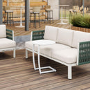 Zuo Modern Noga End Table in White/Black