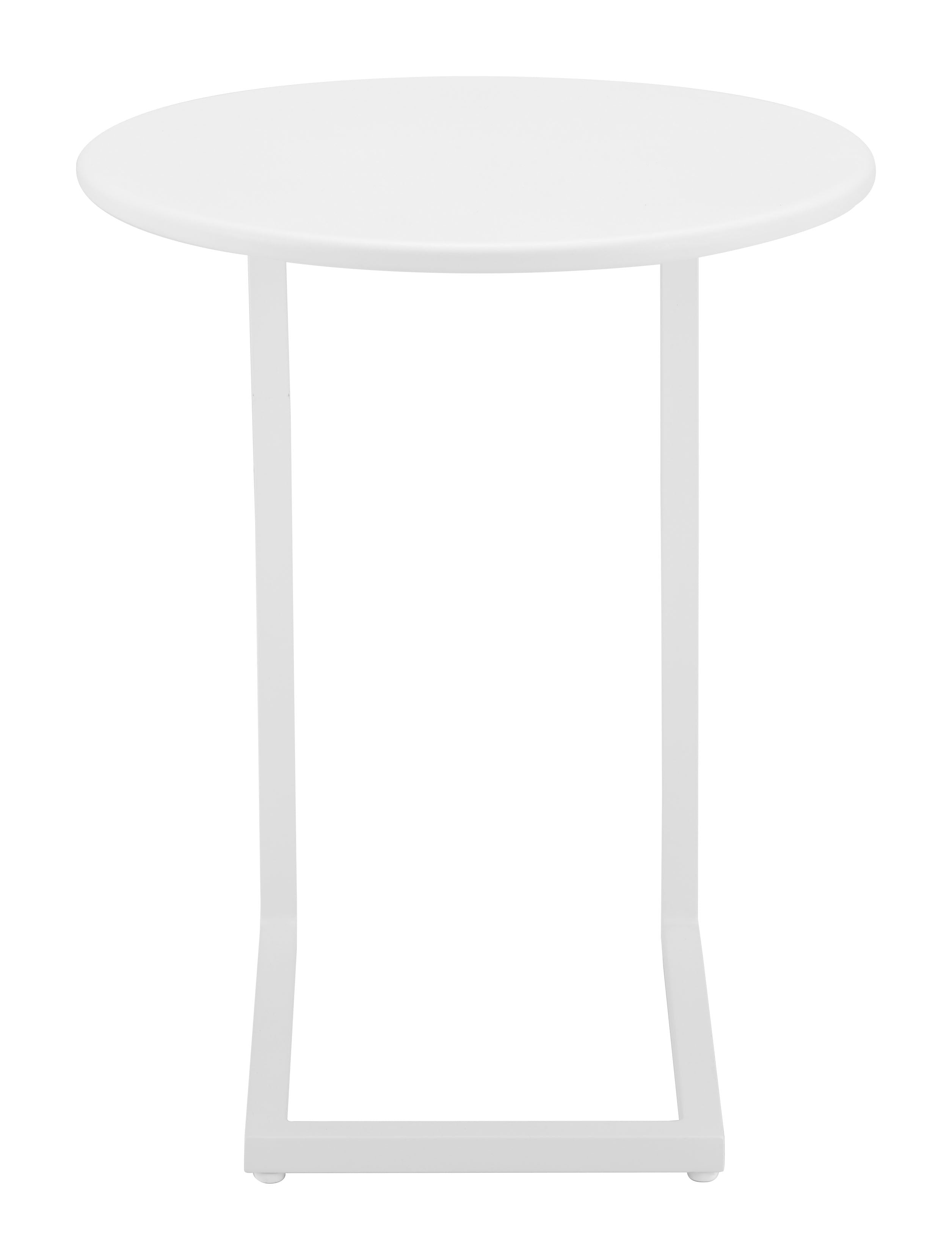 Zuo Modern Noga End Table in White/Black