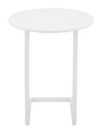 Zuo Modern Noga End Table in White/Black