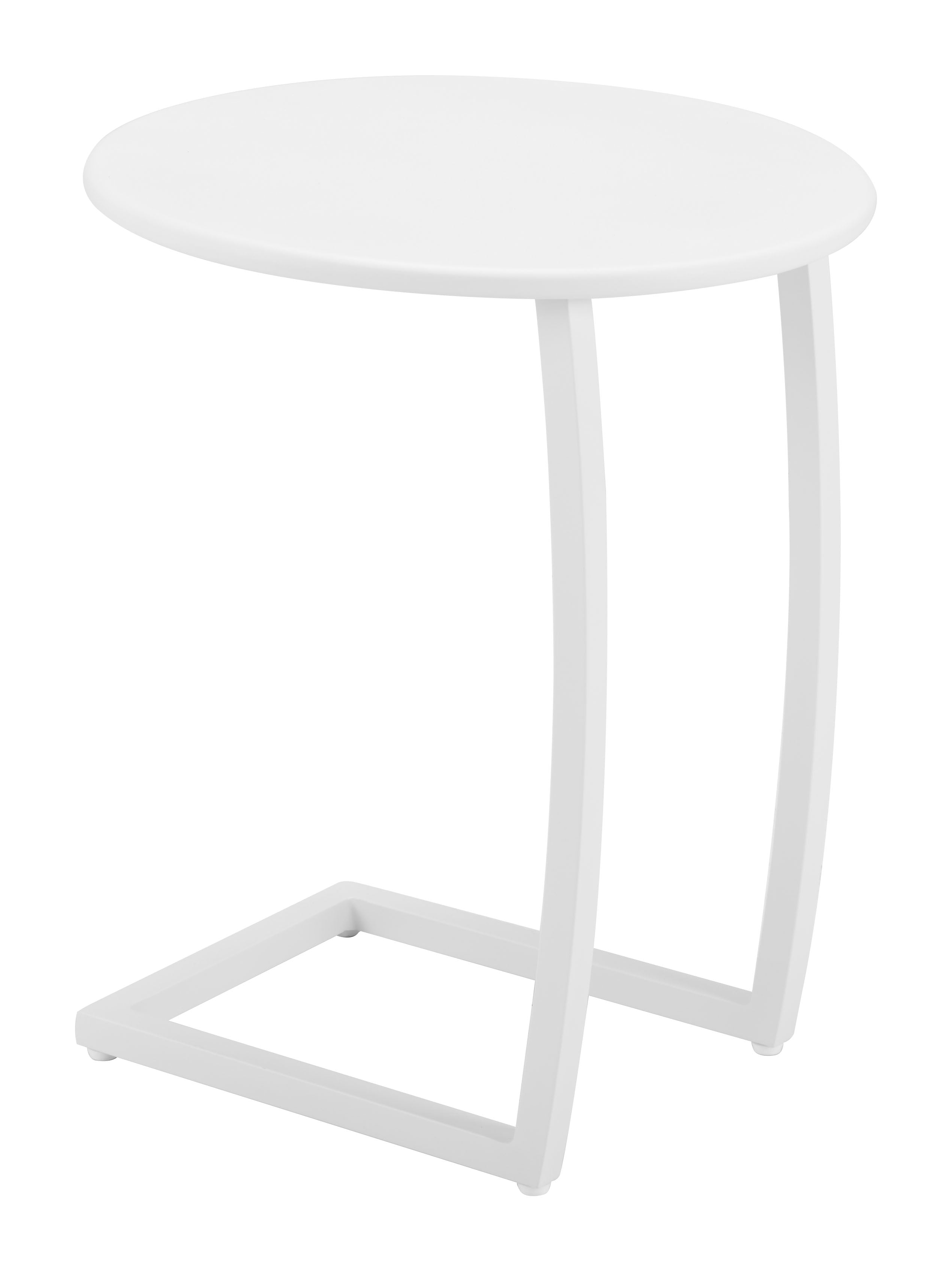 Zuo Modern Noga End Table in White/Black