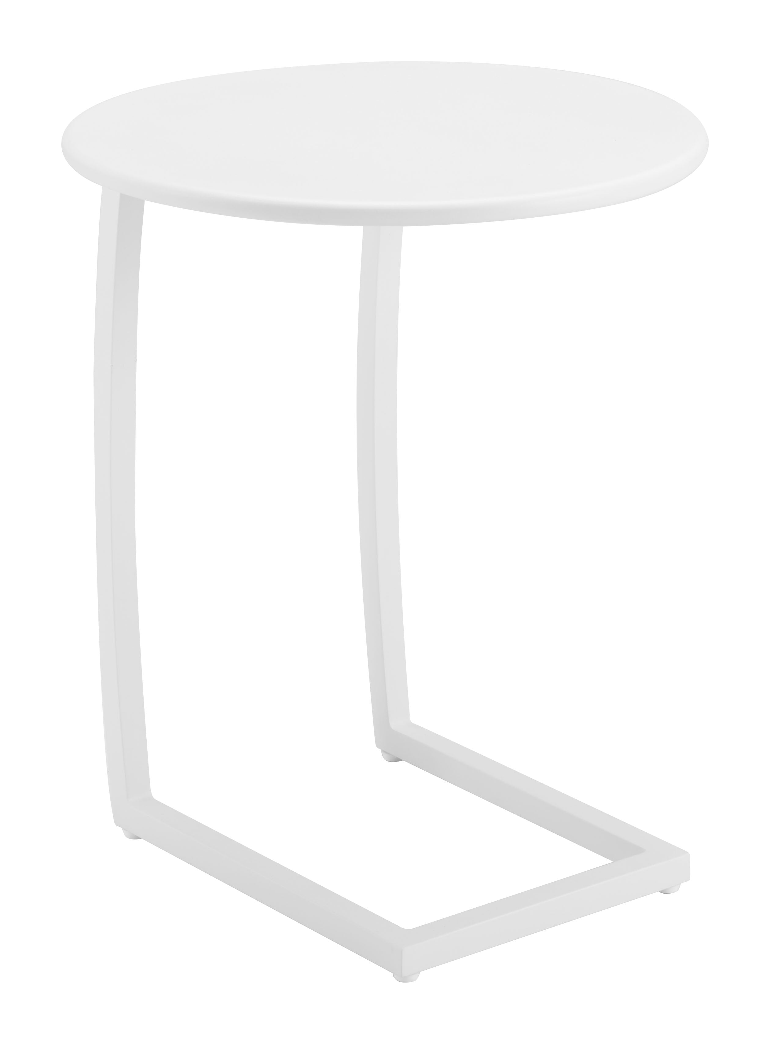 Zuo Modern Noga End Table in White/Black