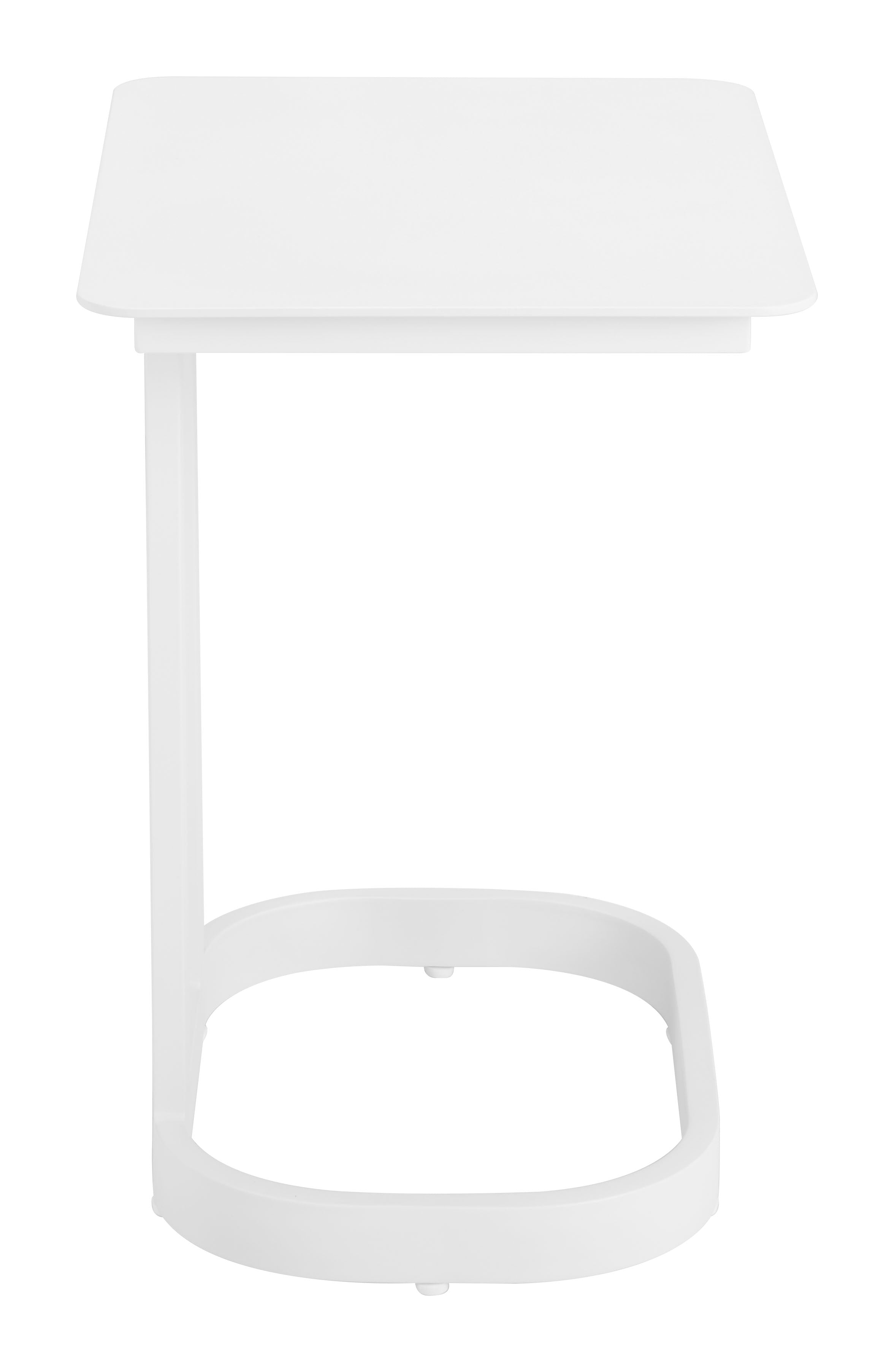 Zuo Modern Friss End Table in White/Black