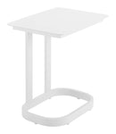 Zuo Modern Friss End Table in White/Black