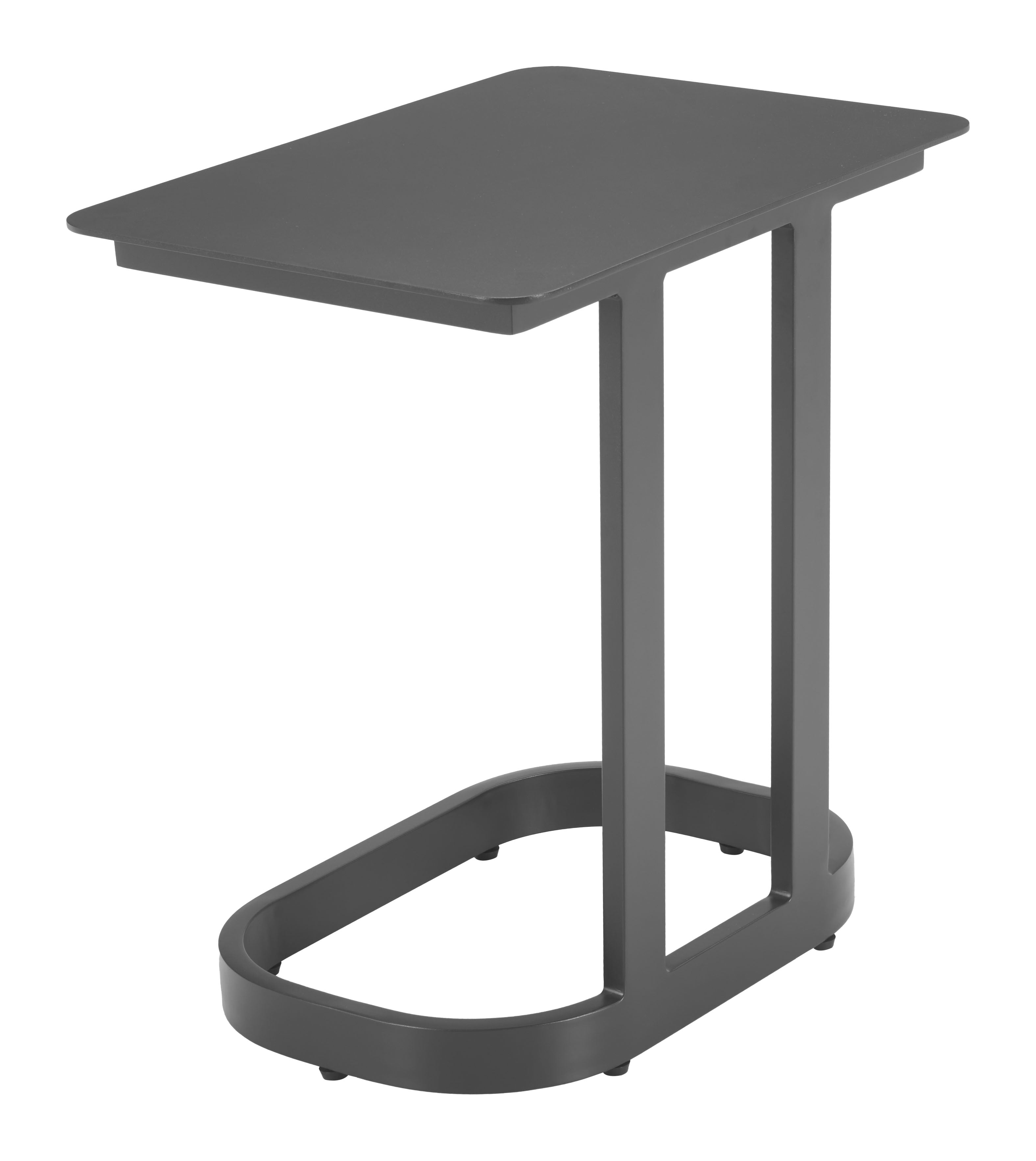 Zuo Modern Friss End Table in White/Black
