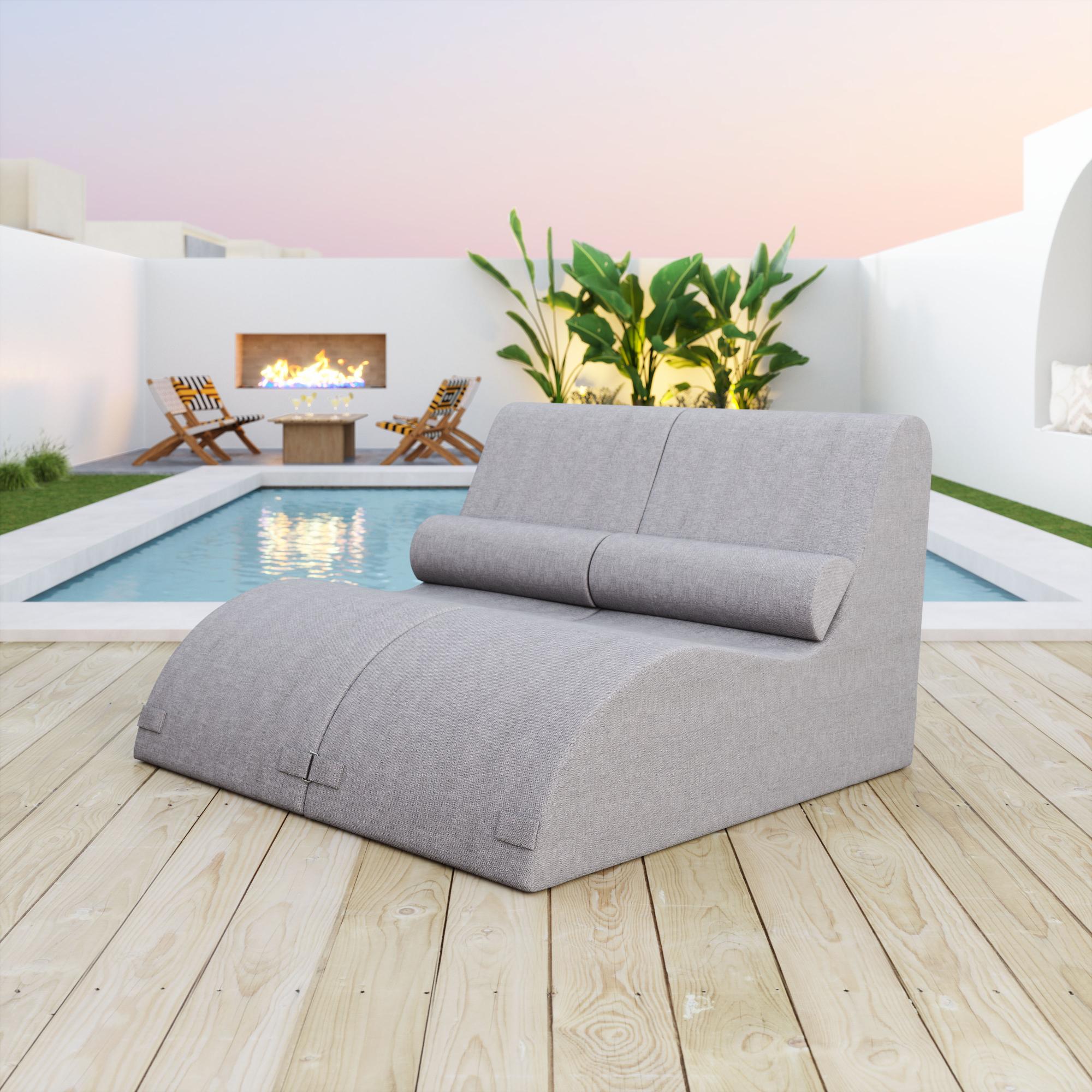 Zuo Modern Luanda Lounge Chair Gray