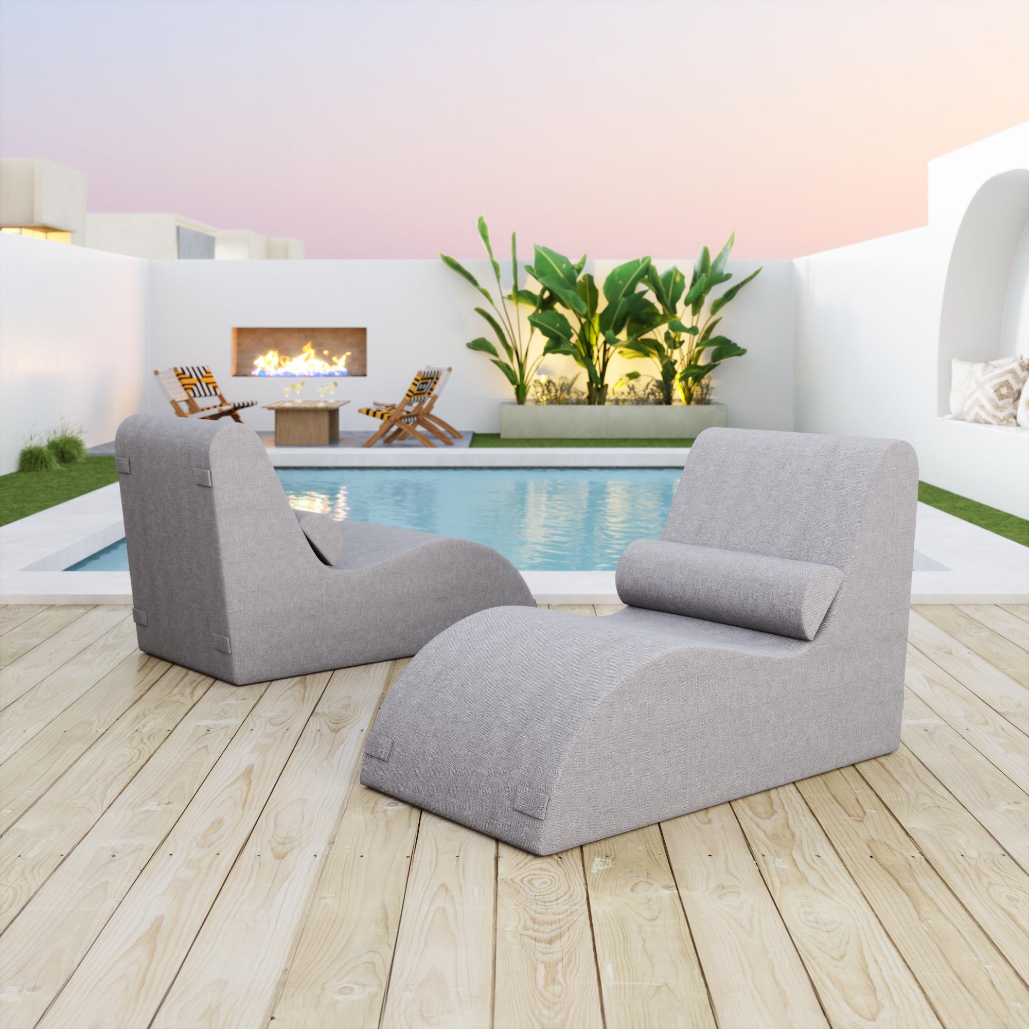 Zuo Modern Luanda Lounge Chair Gray