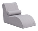 Zuo Modern Luanda Lounge Chair Gray