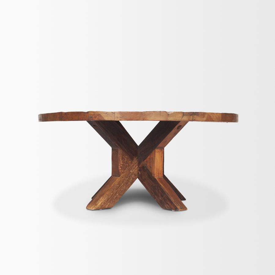 Mercana Heidi Reclaimed Brown Wooden Coffee Table