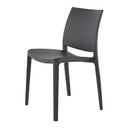 Lagoon Sensilla Blue/Grey/Dark Grey/Red/Fushia/Green/White/Gold/Orange Stack-able Dinning Chair 4 Pcs Set