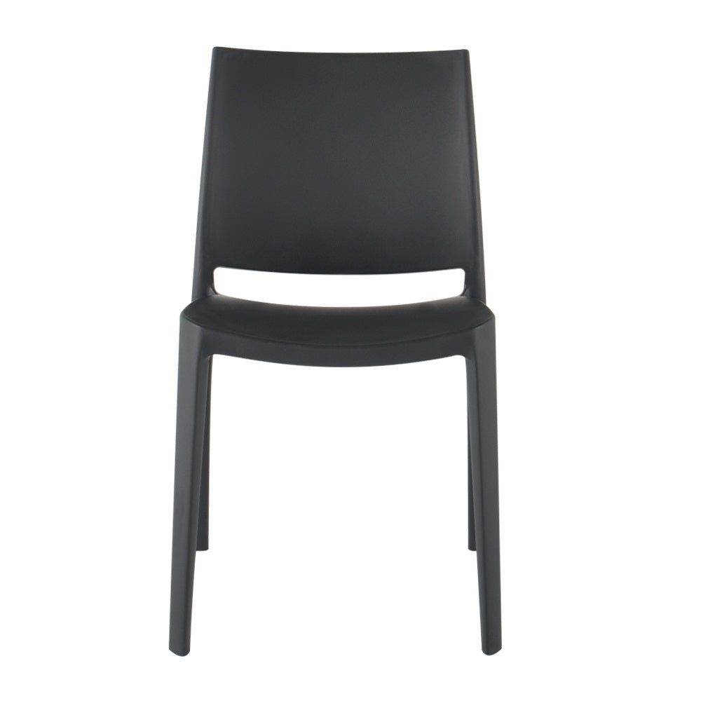 Lagoon Sensilla Blue/Grey/Dark Grey/Red/Fushia/Green/White/Gold/Orange Stack-able Dinning Chair 4 Pcs Set