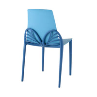 Lagoon Furniture Papillon Stylish Dinning Chair - Pale Blue/Grey/Light Llilac/Mint/Marigold 4 Pcs Set