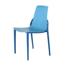 Lagoon Furniture Papillon Stylish Dinning Chair - Pale Blue/Grey/Light Llilac/Mint/Marigold 4 Pcs Set