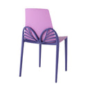 Lagoon Furniture Papillon Stylish Dinning Chair - Pale Blue/Grey/Light Llilac/Mint/Marigold 4 Pcs Set