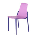 Lagoon Furniture Papillon Stylish Dinning Chair - Pale Blue/Grey/Light Llilac/Mint/Marigold 4 Pcs Set