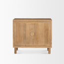 Mercana Heera Dark / Light Brown Diamond Motif With Shelf Accent Cabinet