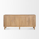 Mercana Heera Light Brown Diamond with Shelf Motif Sideboard