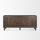Mercana Heera Light Brown Diamond with Shelf Motif Sideboard
