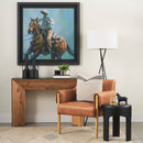 Mercana Riya Solid Black Wooden Stool