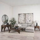 Mercana Laraya Dark Brown Wood Arched Console Table