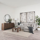 Mercana Tammar Brown Wood 4-Door Sideboard
