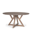 Mercana Jennings 60" Light Brown Wood Dining Table