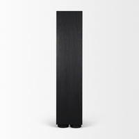Mercana Tabor Natural Wood With Black Oak Frame Bookcase