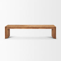 Mercana Tahira Rectangular Recycled Wooden Bench