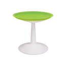 Lagoon Sprout Black/Green/White/Orange Round Side Table