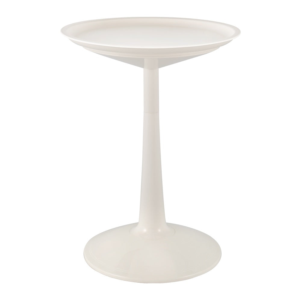 Lagoon Sprout Black/Green/White/Orange Round Side Table