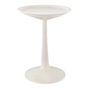 Lagoon Sprout Black/Green/White/Orange Round Side Table
