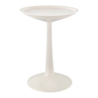Lagoon Sprout Black/Green/White/Orange Round Side Table