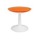 Lagoon Sprout Black/Green/White/Orange Round Side Table