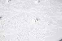 Lagoon Chloe Garden Table With White Stand (ø90cm, 35.4") 1 Pc / Set