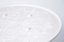 Lagoon Chloe Garden Table With White Stand (ø90cm, 35.4") 1 Pc / Set