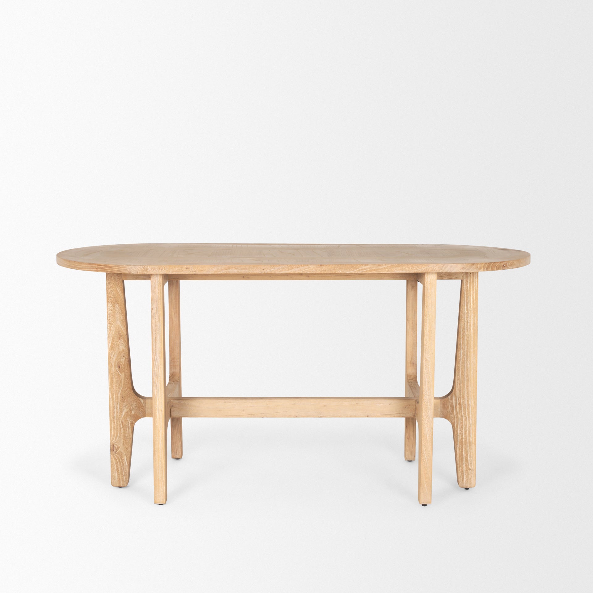 Mercana Taylin Light Brown Solid Wood Desk