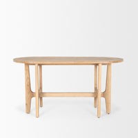 Mercana Taylin Light Brown Solid Wood Desk