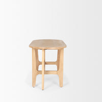 Mercana Taylin Light Brown Solid Wood Desk