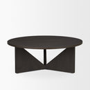Mercana Tarro Brown Wood With Triangle Legs Coffee Table