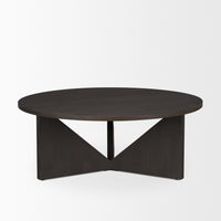 Mercana Tarro Brown Wood With Triangle Legs Coffee Table