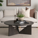 Mercana Tarro Brown Wood With Triangle Legs Coffee Table